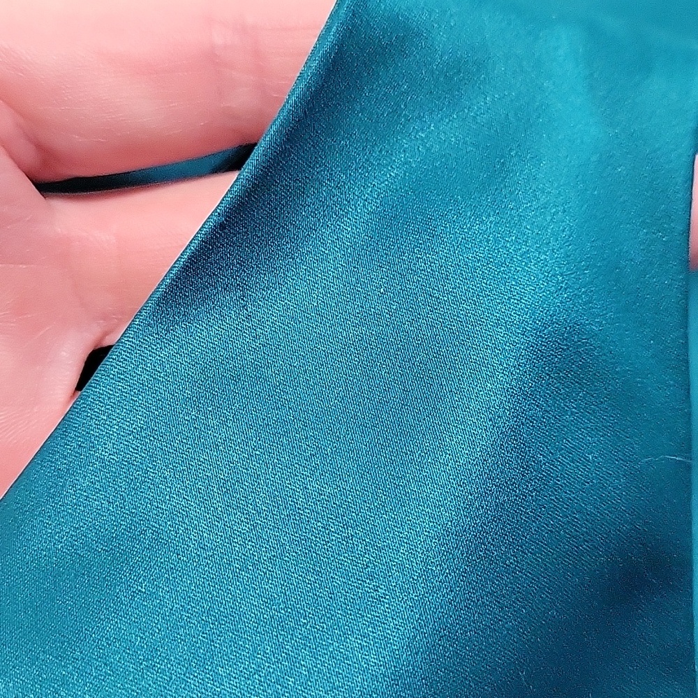 Ann Taylor Teal Sleeveless Belted Sheath Dress - Picture 7 of 13